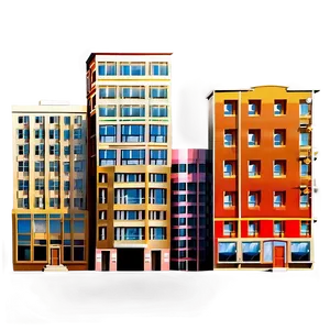 Mixed-use Buildings Composition PNG Opf61 PNG