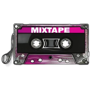 Mixtape Cassette Design PNG Nrp44 PNG