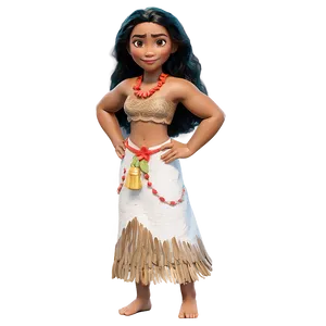 Moana Festive Outfit Png 05032024 PNG image