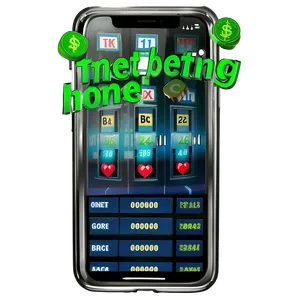Mobile Casino Slot Machine Concept PNG