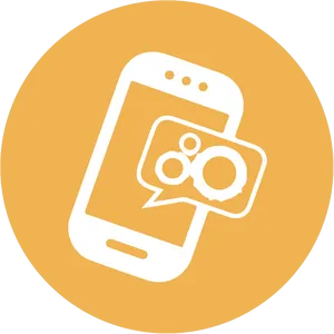 Mobile Chat Notification Icon PNG image