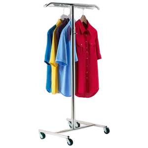 Mobile Clothes Rack Png Mft PNG image