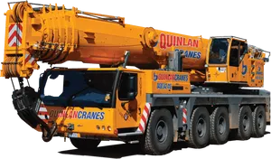 Mobile Crane Quinlan Cranes PNG image