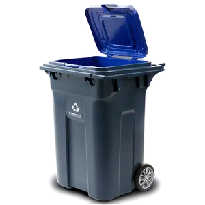 Mobile Garbage Bin PNG 05042024