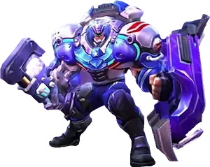 Mobile Legends Hero Johnson PNG image