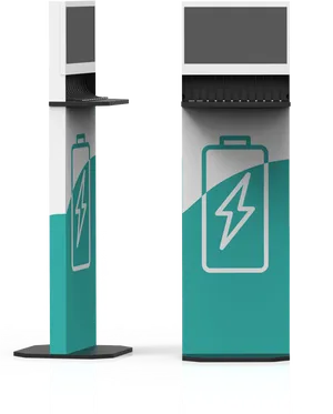 Mobile Phone Charging Station Design PNG image
