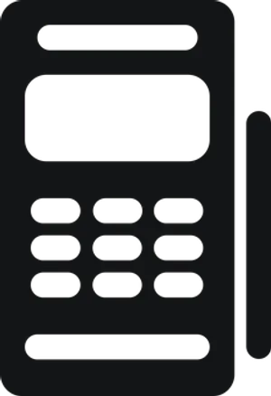 Mobile Phone Icon Black