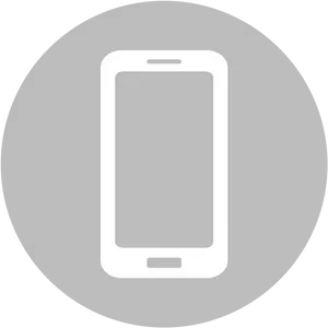 Mobile Phone Icon Graphic PNG image