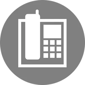 Mobile Phone Icon Gray Background PNG image