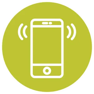 Mobile Phone Vibration Icon PNG image