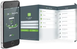 Mobile Security App Interface PNG