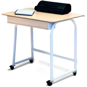 Mobile Student Desk PNG 06212024