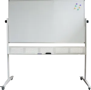 Mobile Whiteboardon Wheels PNG
