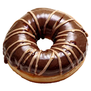 Mocha Swirl Donut PNG Hjv