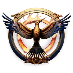 Mockingjay Tribute Icon Png Qkx PNG image