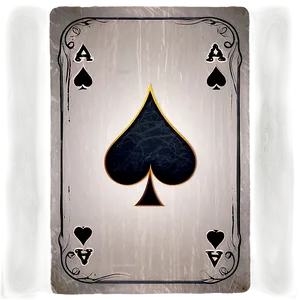 Modern Ace Card PNG 38