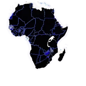 Modern Africa Outline Png Brc PNG image