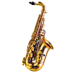 Modern Alto Saxophone Png 06282024 PNG image