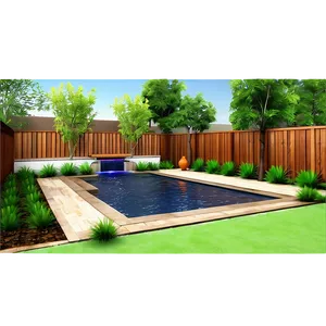 Modern Backyard Design Png 24 PNG image