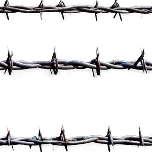 Modern Barbed Wire Fence Png 06212024 PNG image