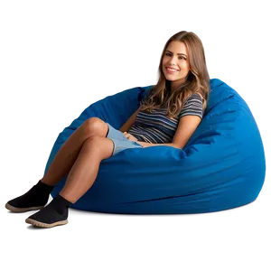 Modern Bean Bag Chair Png 06132024 PNG image