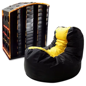 Modern Bean Bag Chair PNG 06282024 PNG