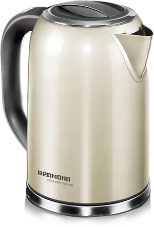 Modern Beige Electric Kettle PNG image