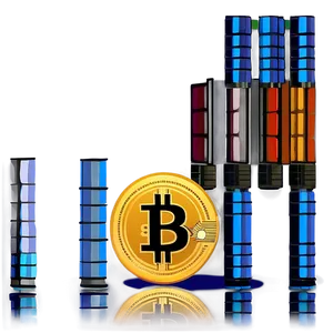 Modern Bitcoin Currency Design Png Jsv18 PNG image