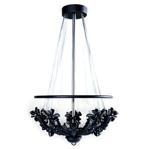 Modern Black Chandelier Png Rns PNG image