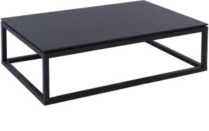 Modern Black Coffee Table.png PNG image