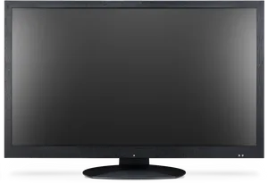 Modern Black Computer Monitor PNG image