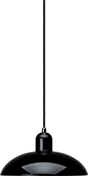 Modern Black Pendant Light PNG image