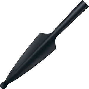 Modern Black Spear Design PNG