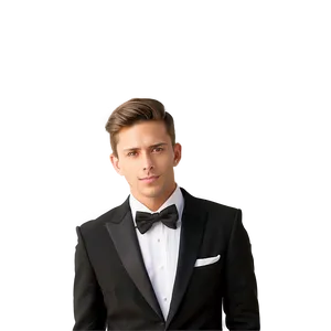 Modern Black Tie Fashion Png 06212024 PNG image