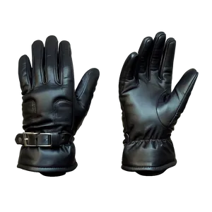 Modern Black Touchscreen Gloves Png 43 PNG image