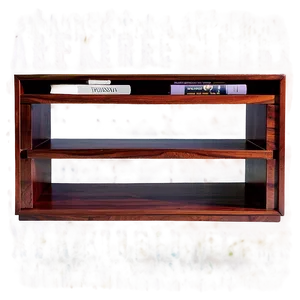 Modern Bookshelf Design PNG Pny64