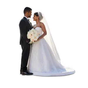 Modern Bride And Groom Png 06262024 PNG image