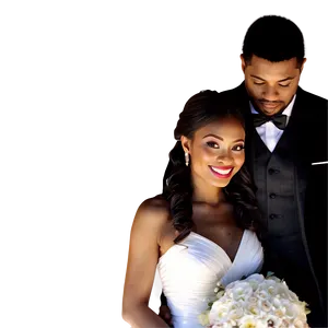 Modern Bride And Groom Png 06262024 PNG image