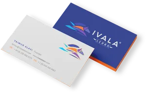Modern Business Card Design PNG