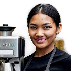 Modern Café Barista PNG 06272024