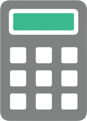 Modern Calculator Icon PNG image