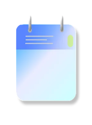 Modern Calendar Icon PNG image