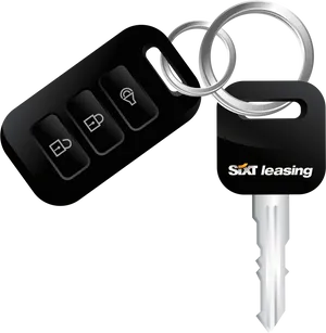 Modern Car Key Foband Key Ring PNG image