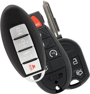 Modern Car Key Fobs PNG