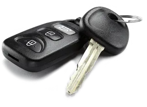 Modern Car Key Fobwith Buttons PNG image