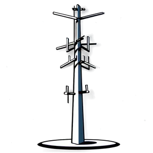 Modern Cell Tower PNG 8