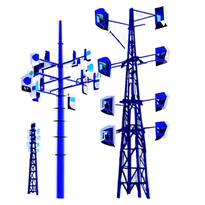 Modern Cell Tower PNG Ujr61