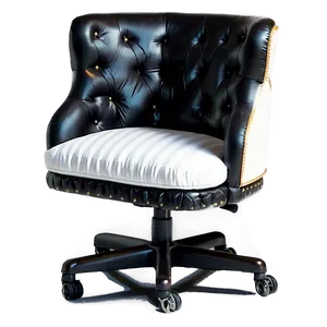 Modern Chair With Wheels PNG 34
