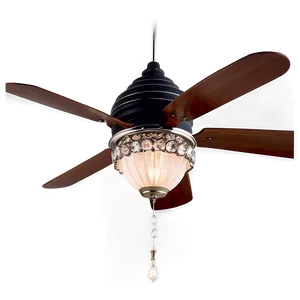 Modern Chandelier Ceiling Fan PNG 06282024 PNG