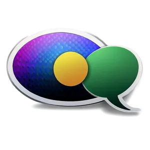 Modern Chat Bubble Design Png 06262024 PNG image